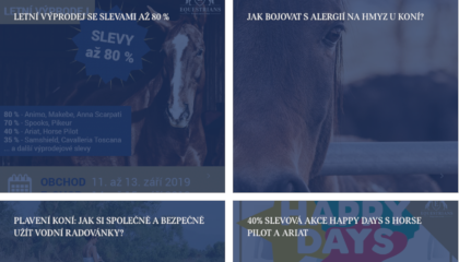 Equestrians blog - seznam článků