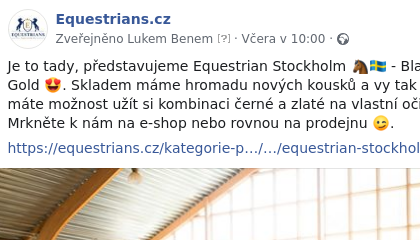 Ukázka komunikace na Facebooku