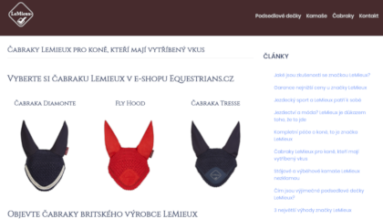 Mikrostránka lemieux.horse