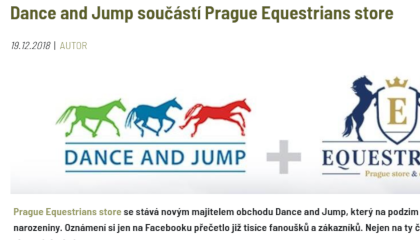 Komunikace sloučení Dance & Jump s Equestrians v médiích
