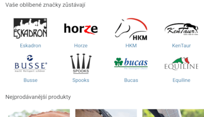 Odkazy na nejprodávanější značky a produkty z danceandjump.cz